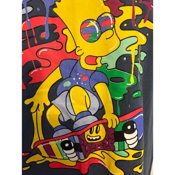 Comfort Colors Bart Simpson Grey T-Shirt. Size Medium. EUC - Picture 4 of 6